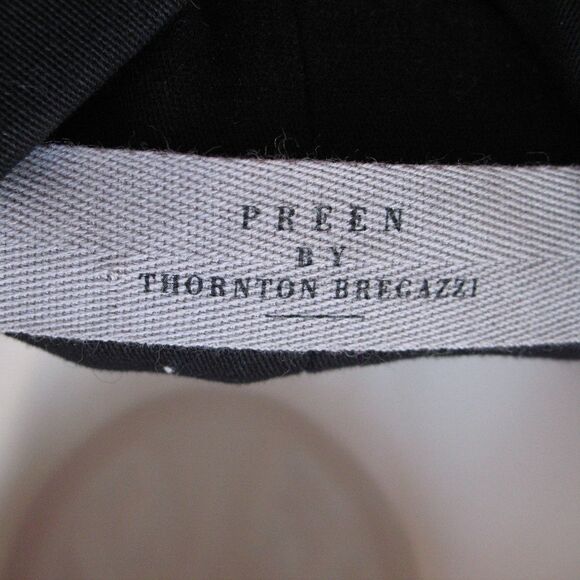 Preen by Thorton Bregazzi Black Trench Coat - Picture 8 of 8